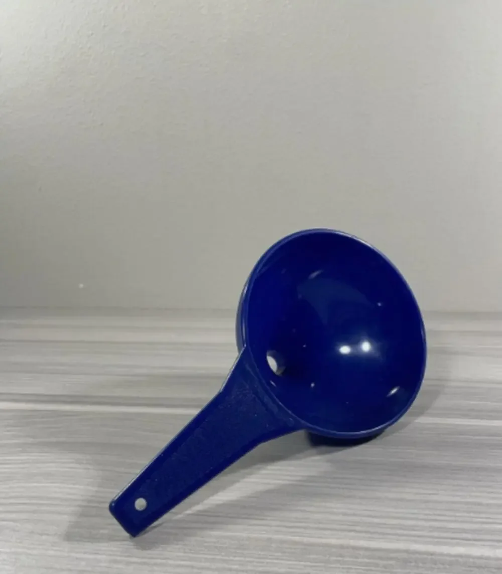 Vtg Tupperware Funnel Kitchen Tool Large Hershey Kiss Mold Bold N Blue Gadget